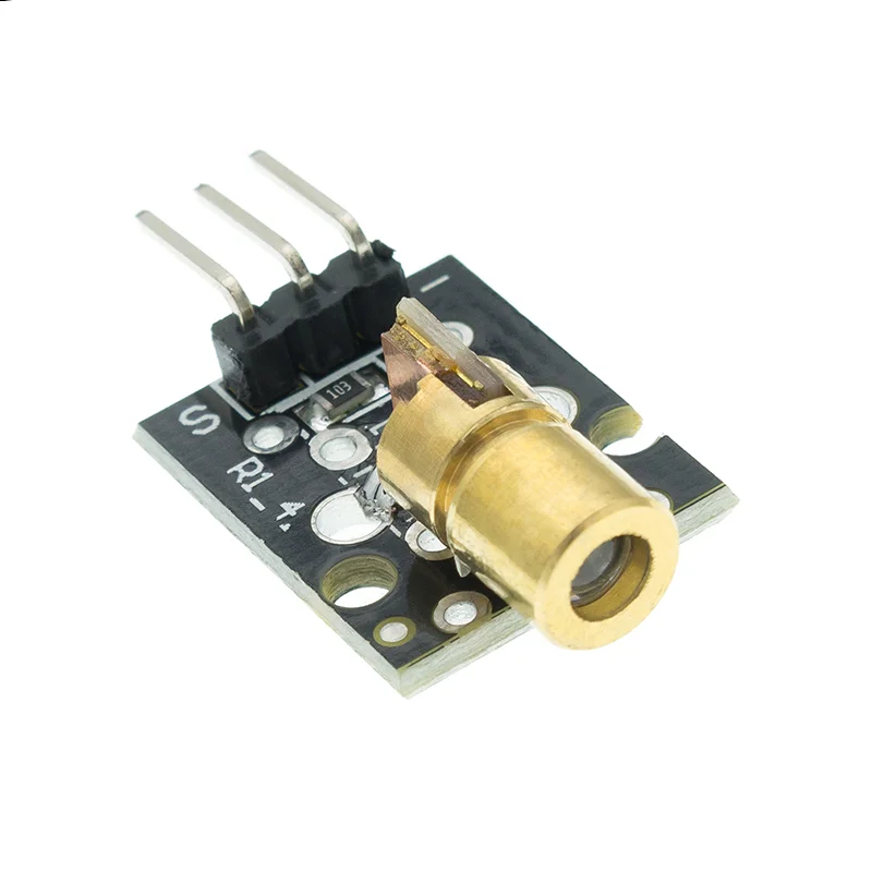 

KY-008 650nm Laser sensor Module 6mm 5V 5mW Red Laser Dot Diode Copper Head for