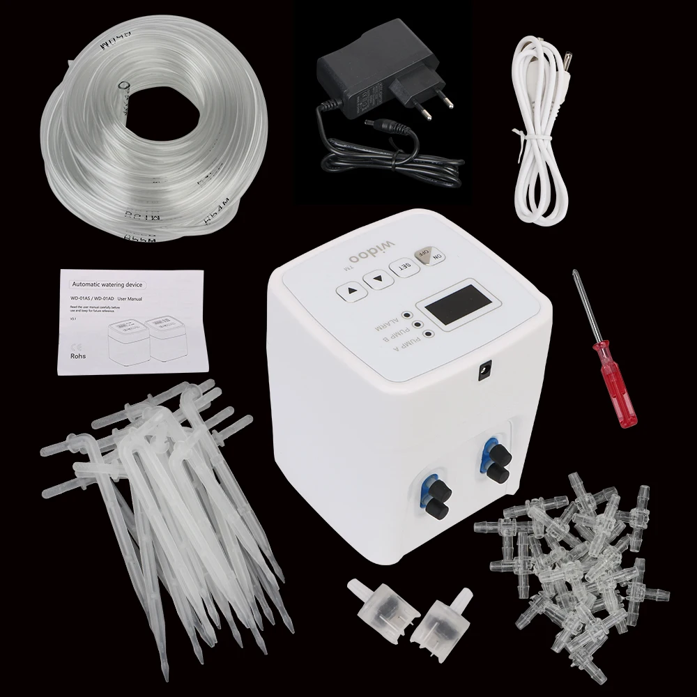 

Садовый насос для автополива, комплект системы капельного орошения, Интеллектуальный автоматический таймер полива, двойной насос