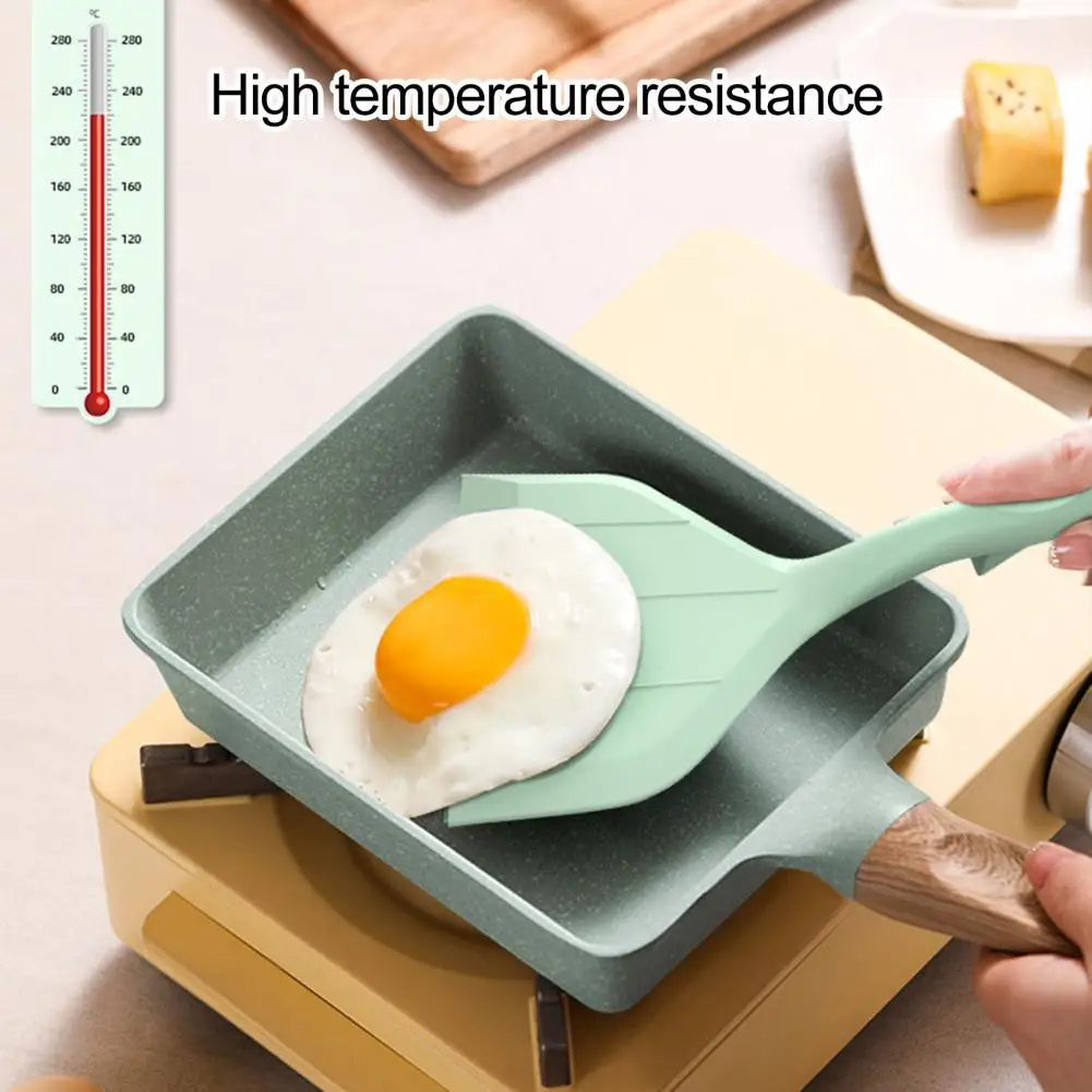 

Frying Spatula Hanging Hole Silicone Portable Wide Pizza Scraper Cooking Utensils Lightweight Beef Spatula Kitchen Gadget