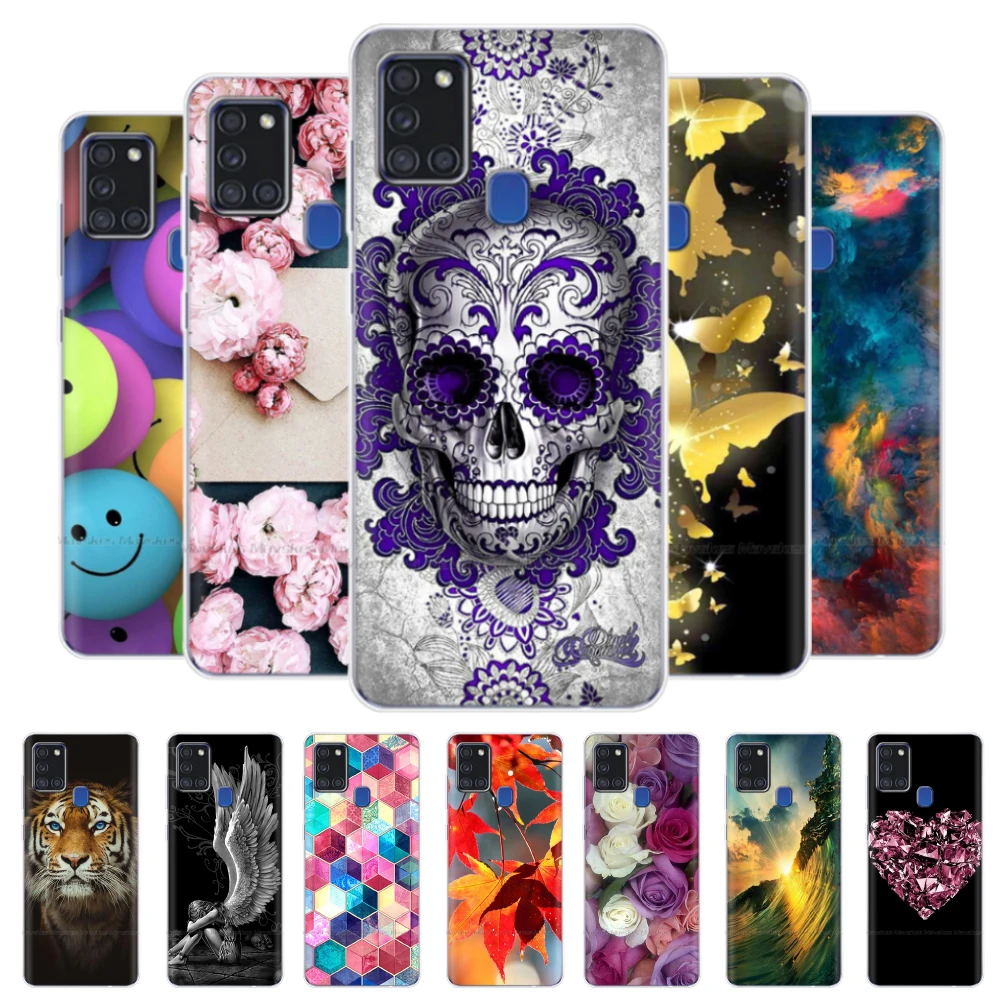 

Phone Case For Samsung A21S Cases Silicone Back Cover For Samsung A21 A21S Case A 21S A21 S A217F Fundas Clear TPU Bumper Coque