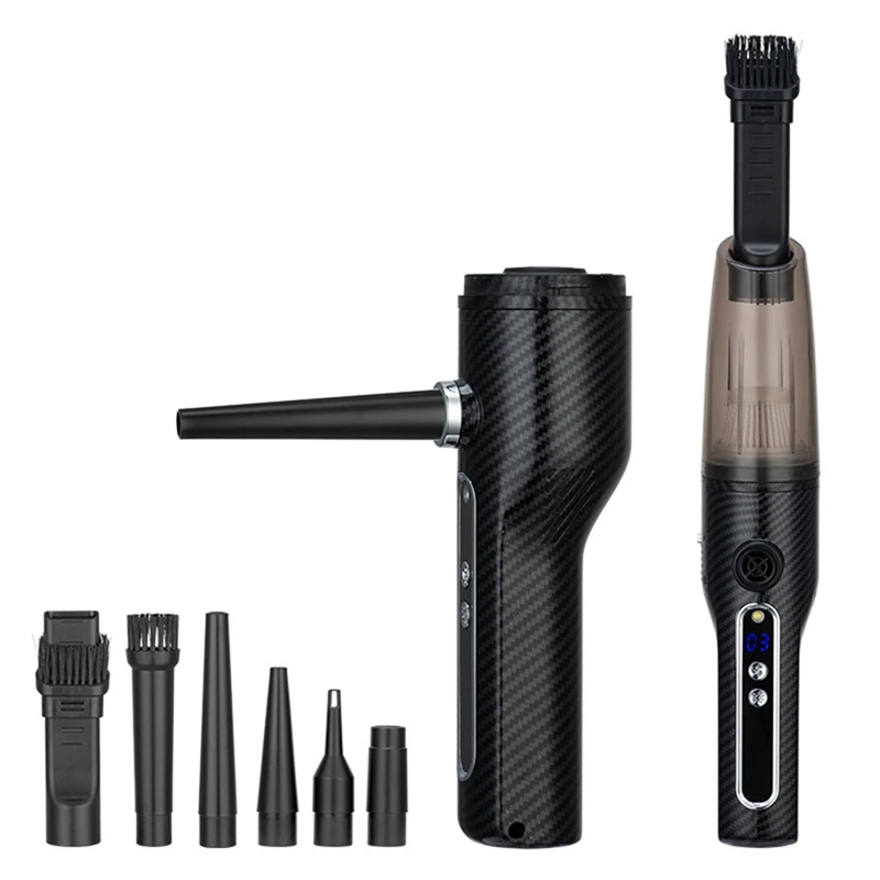 

Беспроводной пылесос 2 в 1, 12000 мАч, 80000 об./мин.