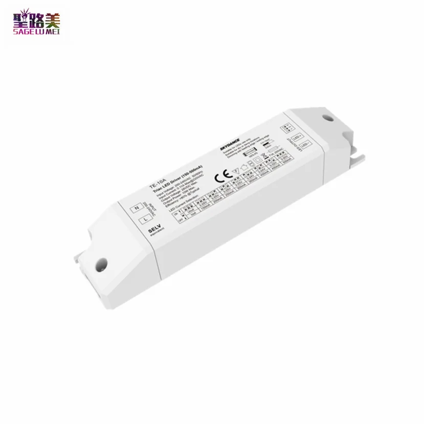 

Драйвер для диммирования CC Led Triac, вход 200-240 В переменного тока, выход постоянного тока 10 Вт, 150 мА-500 мА, переключатель ELV PWM DIP, драйвер питания с...