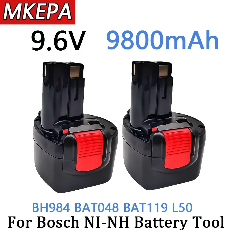 Аккумуляторная батарея 9 6 В 4800/6800/9800 мАч для Bosch Ni-MH