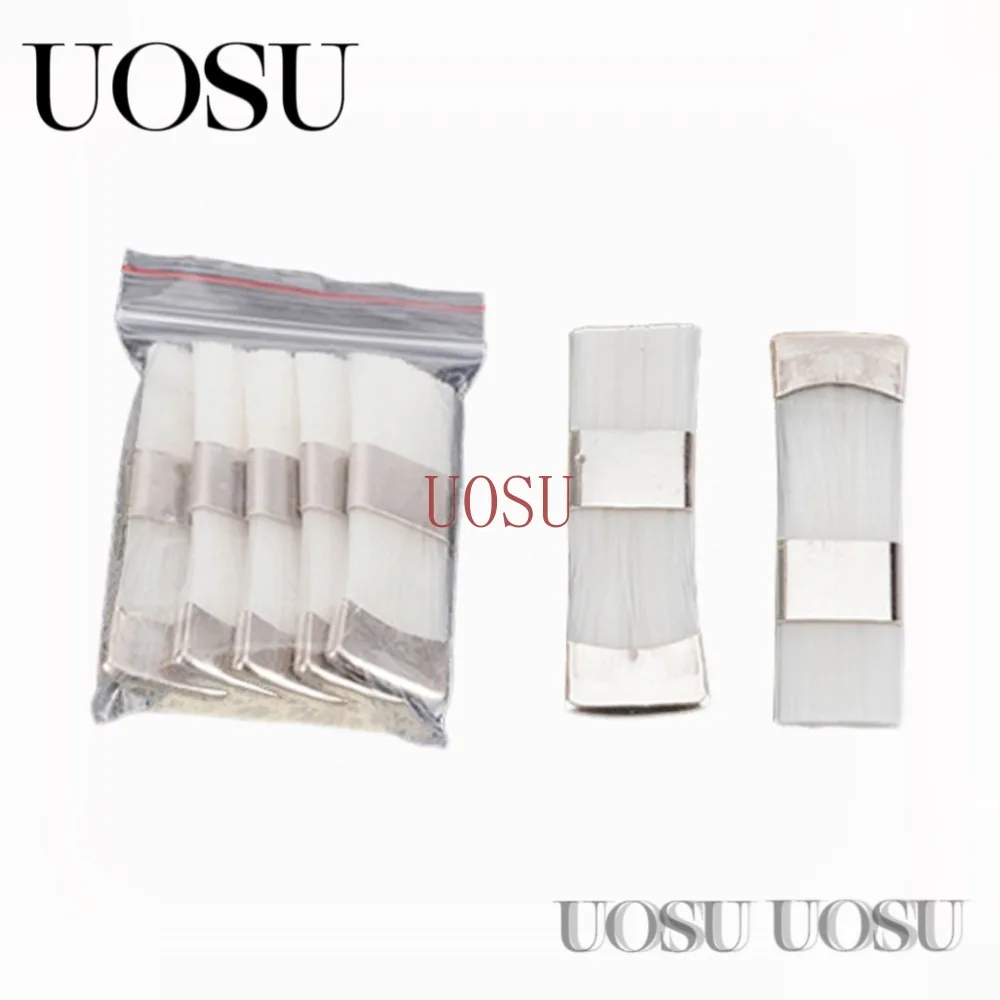 

5Pcs Dental Flat White Nylon Root File Cleaning Brush Drill Bits Cleaning Brushes Dentist Tools