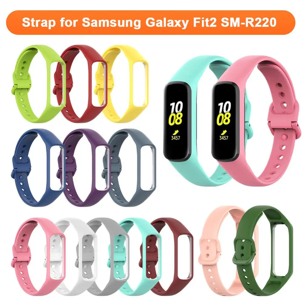 

Ремешок для часов для Samsung Galaxy Fit 2 SM-R220, сменный ремешок для смарт-браслета для Samsung Galaxy Fit 2 SM-R220