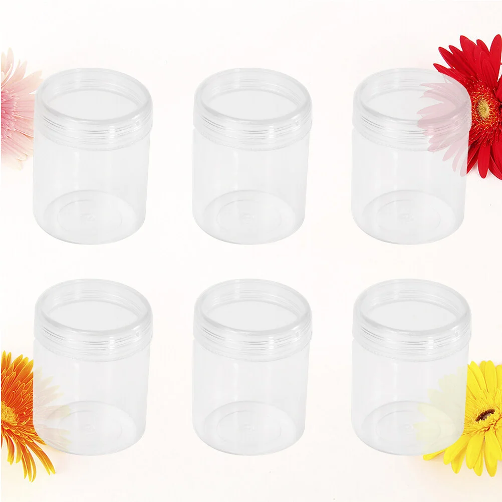 

6 Pcs Bottle Mini Plastic Containers Cream Solid Bottles Travel Sub-bottle