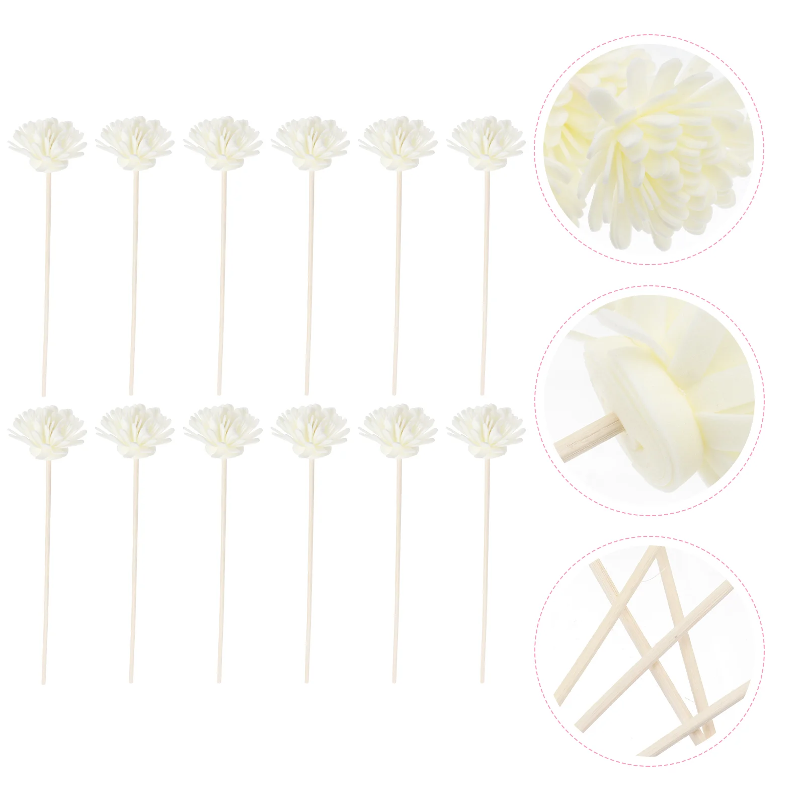 

Chrysanthemum Aromatherapy Rattan Accessories Sticks Diffuser Refill Simulated Flower Handicrafts Bottle Crafting Home Scent