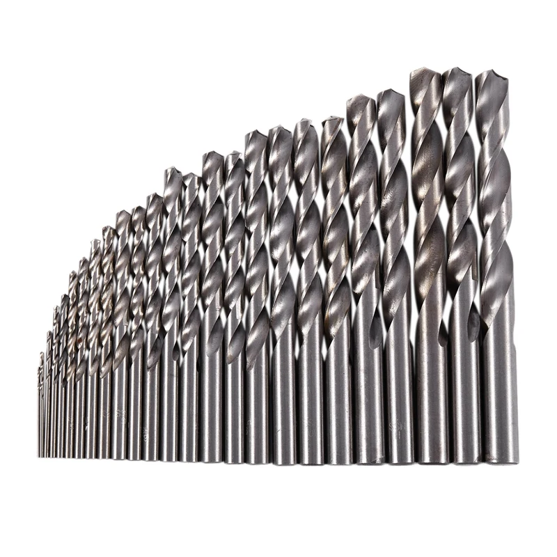 

New 25Pcs/Set 1Mm - 13Mm Drilling Bit Hss High Speed Steel Drill Bits Set Woodworking Drills Power Tools