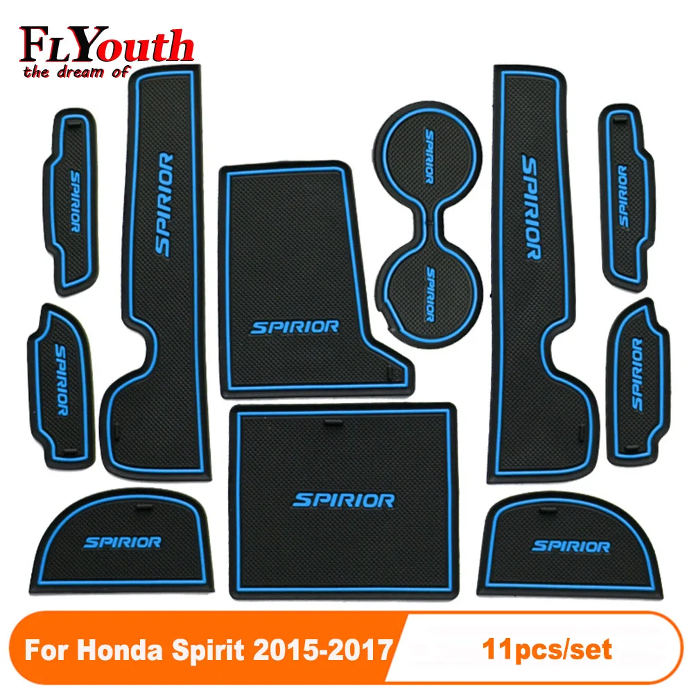

11 шт./комплект, Противоскользящие коврики для дверей Honda Spirit 2015-2017