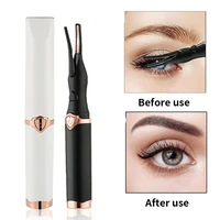 2 in 1 electric eyelash curler fast heating temperature adjustable eyelash roller make up lashes curler usb mascaralash lift kit