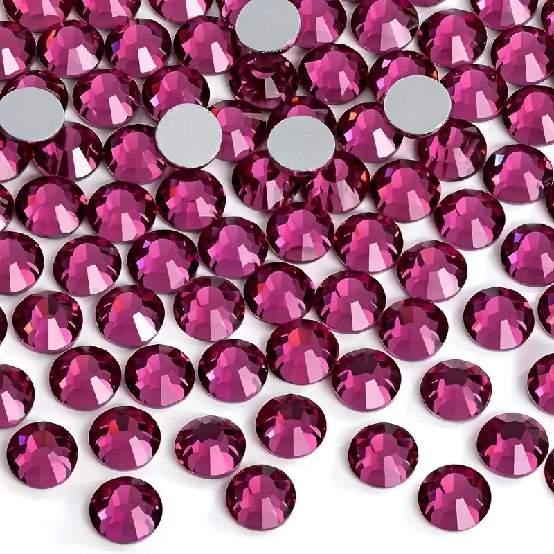 1440 Шт. SS16 SS20 SS30 Стеклянные Стразы С Плоской Задней Частью Лунный Свет Солнечный