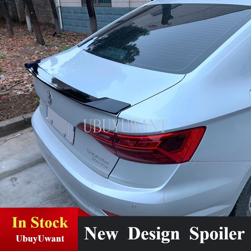 

Спойлер для Volkswagen Jetta 2019, спойлер высокого качества из АБС-пластика, заднее крыло автомобиля, задний спойлер из углеродного волокна
