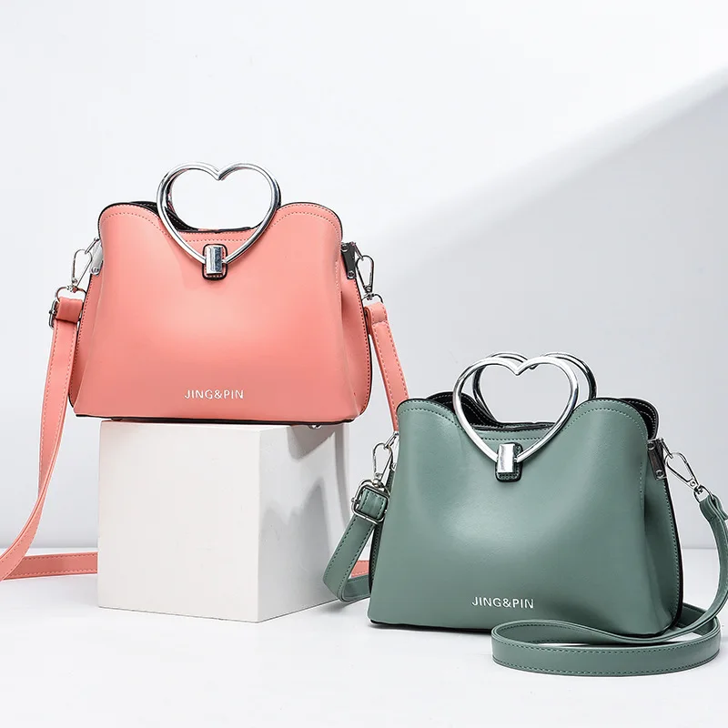 

Hot Selling Texture Net Red New Women's Simple Messenger Shoulder Bag Large Capacity Fashion Trend Pu Luxury Women's Bag