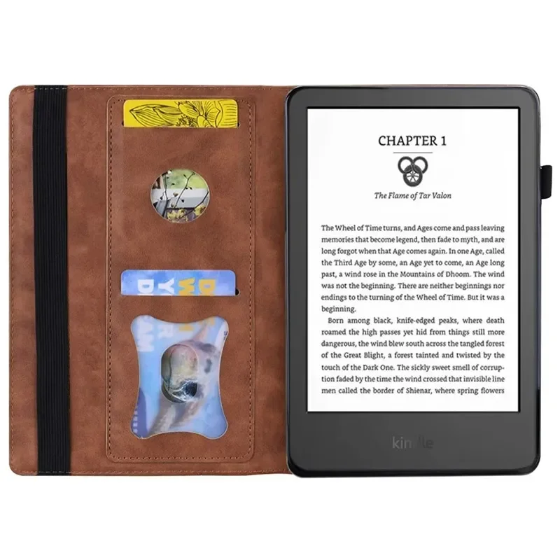 Чехол Funda для Kindle Paperwhite 2024 7-дюймовый роскошный чехол-бумажник электронной книги