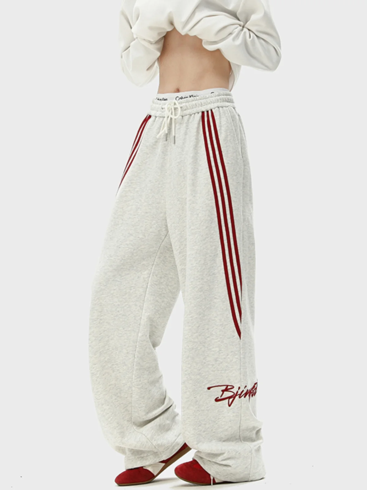 Спортивные штаны с американским буквенным принтом мужские весенне-осенние брюки