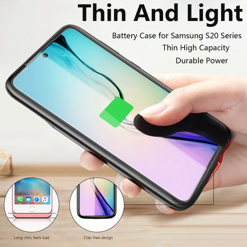 Note 20 Ultra Power Case For Samsung Galaxy Note 20 Ultra battery charger case Galaxy S9 Note 10 Plus S8 Note 9 Power Bank Capa