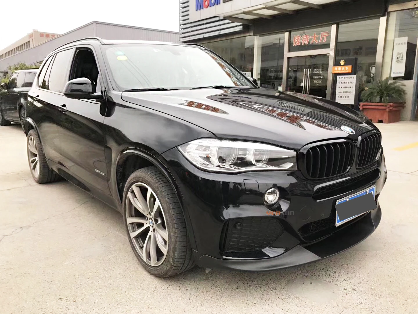 Фото Для X5 F15 X6 F16 M Sport MP Style глянцевый черный передний задний диффузор для губ полный корпус Aero Kittools №3
