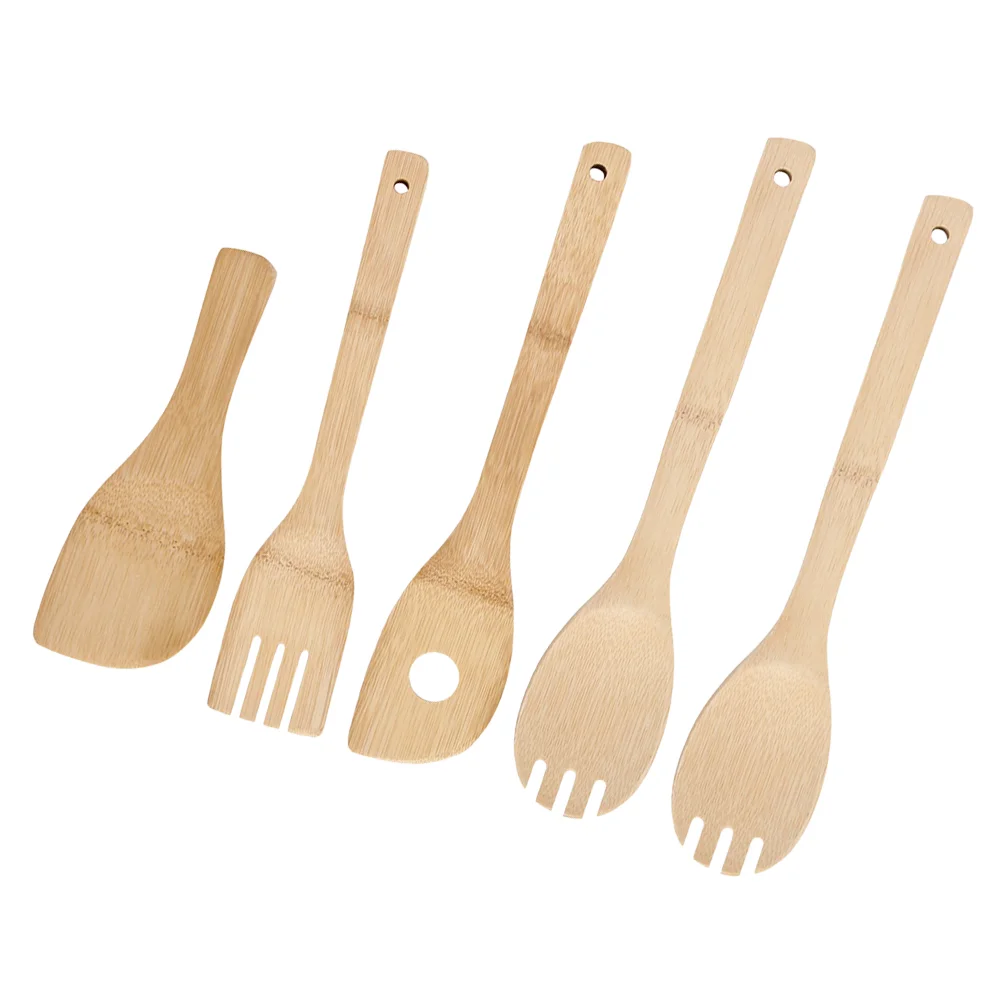 

1 Set Wooden Cookware Practical Portable Useful Wooden Cooking Tools Kitchen Utensil for Kitchen Home Restauranr