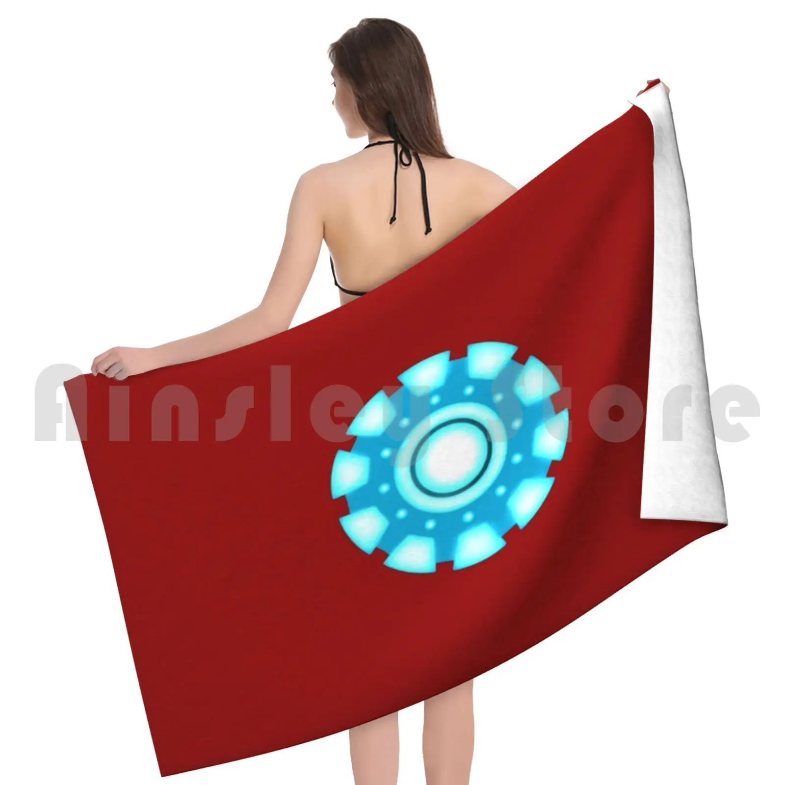 Дуговой реактор банное полотенце пляжная Подушка дуговой Тони Старка Ник фурия