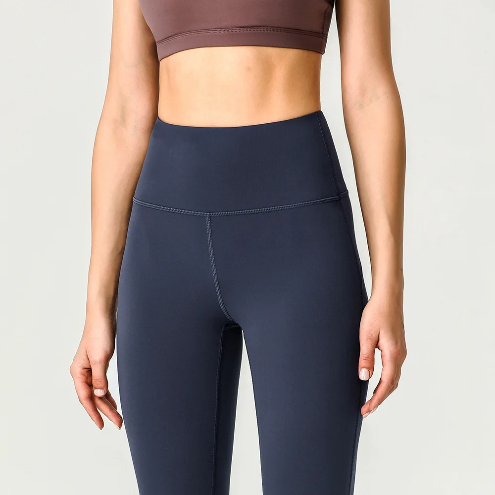 Flared Yoga Pants Women Gym Leggings Super Stretchy Wide Leg Trousers High Waist Fitness Flare Pant Workout Running Sportswear