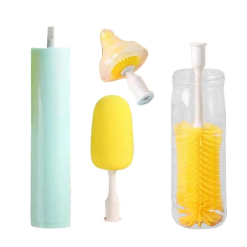 

Bottle Brush Cleaner Small Bottle Brush Smart Cup Cleaning Brush Strong Power Detachable Design One-Button Start For Glass