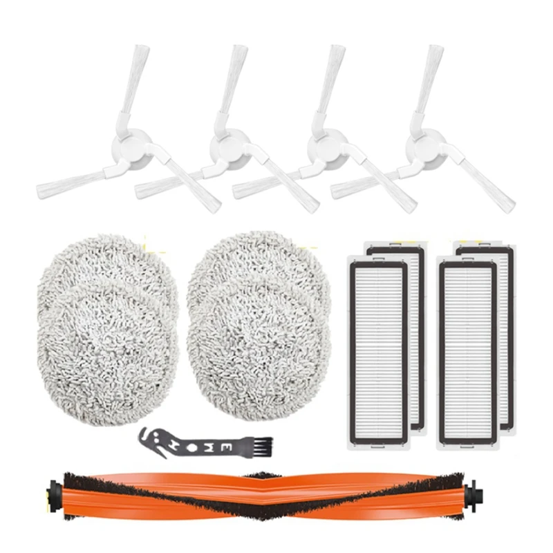 

Набор аксессуаров для робота-пылесоса Xiaomi Mijia Pro STYTJ06ZHM, запчасти, HEPA фильтр, основная боковая щетка, насадка на швабру