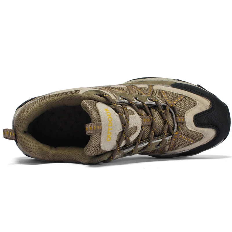 JIEMIAO High Quality Non-Slip Men and Women Hiking Shoes Mesh Breathable Tactical Climbing Trekking Shoes Unisex Outdoor Sneaker