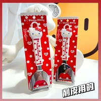 hello kitty sharp fruit peeler household peeling and scraping tool potato apple peeling flat mouth tooth mouth serrated