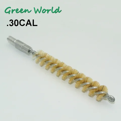 Green World 3 шт./лот .22cal .30cal Щетка из нержавеющей стали, щетка для чистки пистолета, щетка из щетины кабана