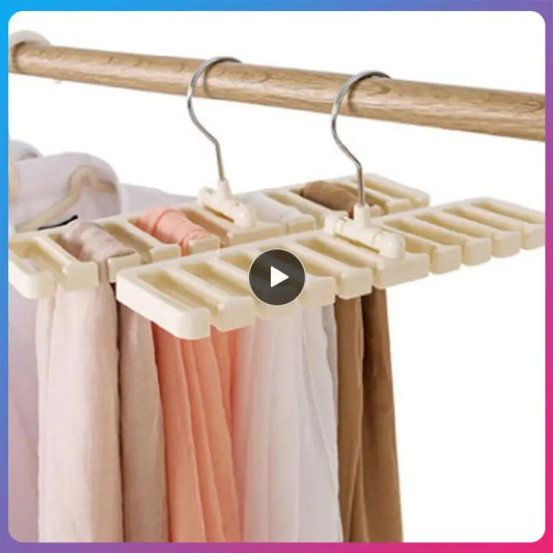 

Multifunctional Tie Belt Hanger Wardrobe Large Capacity Storage Rack Scarf Hook For Wardrobe Hangers For Clothes