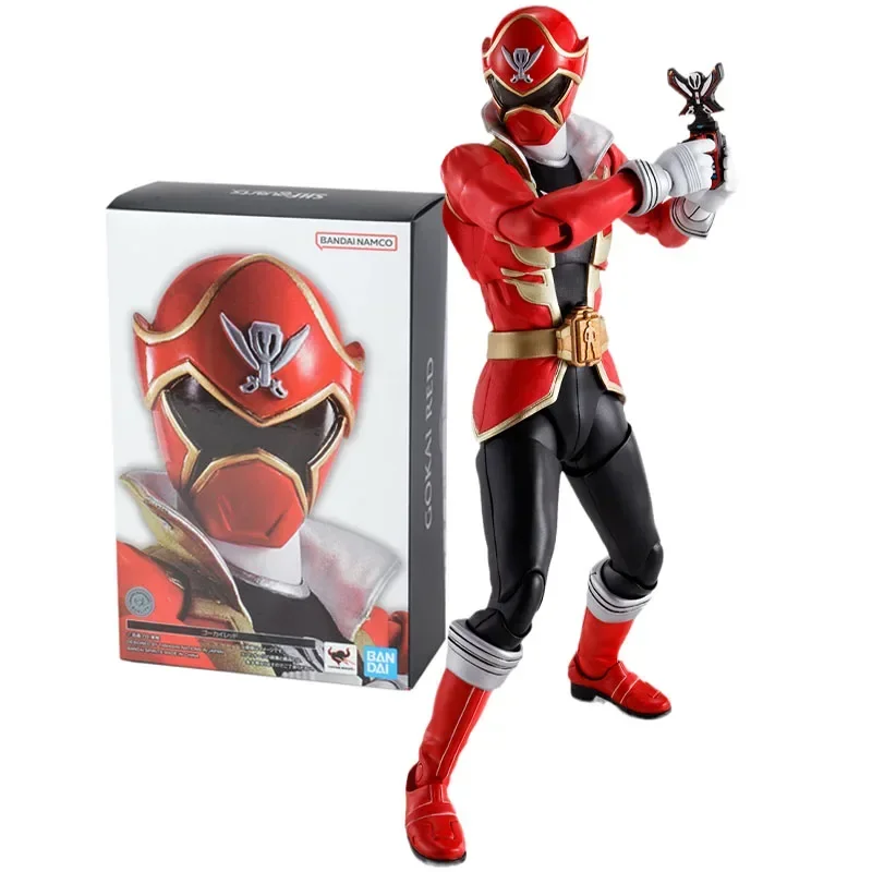 Bandai натуральная фигурка Kaizouku Sentai Gokaiger Model Kit аниме Shf Gokai Red Collection экшн-фигурка для