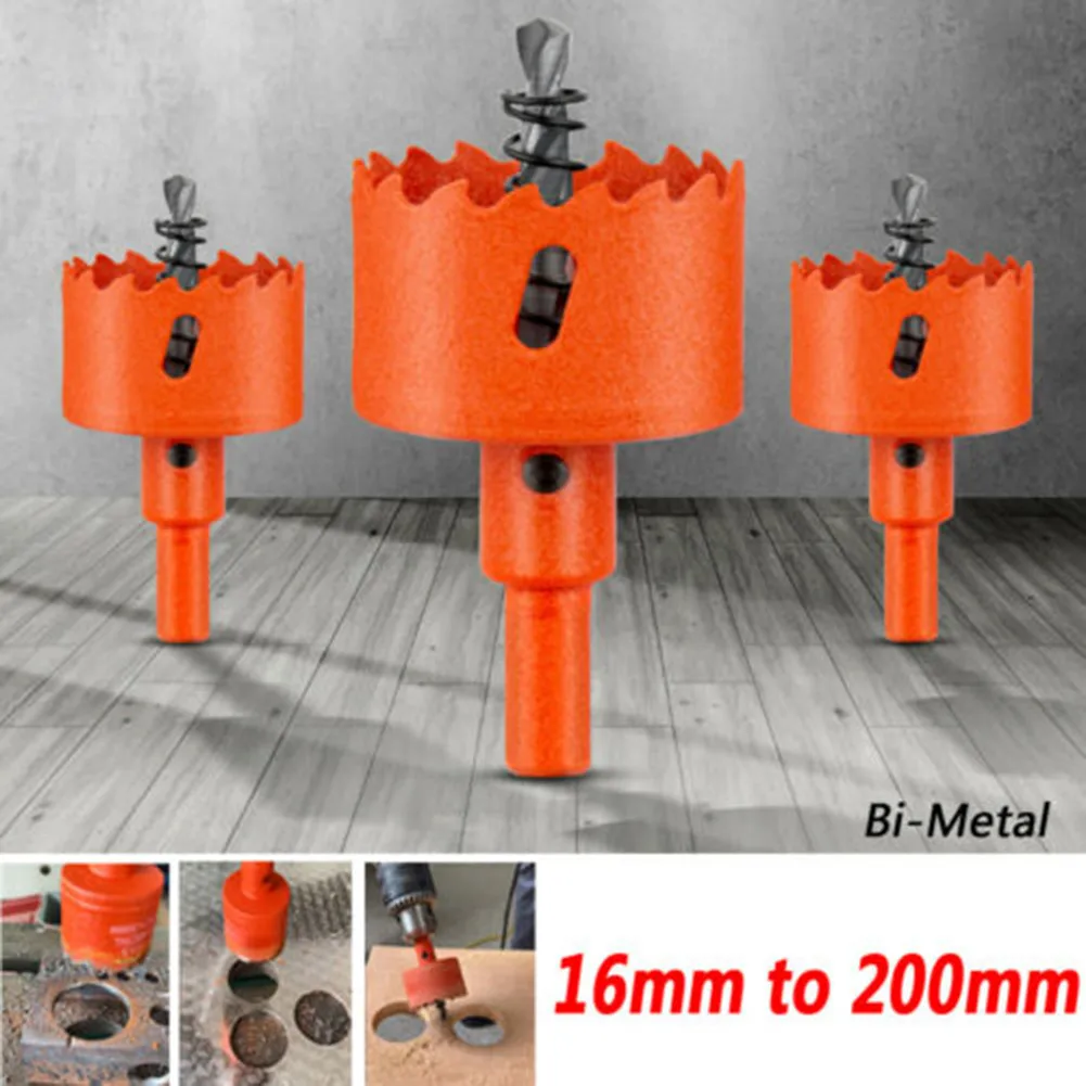 

1Pc 16Mm-200Mm M42 Bi-Metal Boor Cutter Timmerwerk Gereedschap Snijden Metalen Plastic Ijzeren Hand Gereedschap