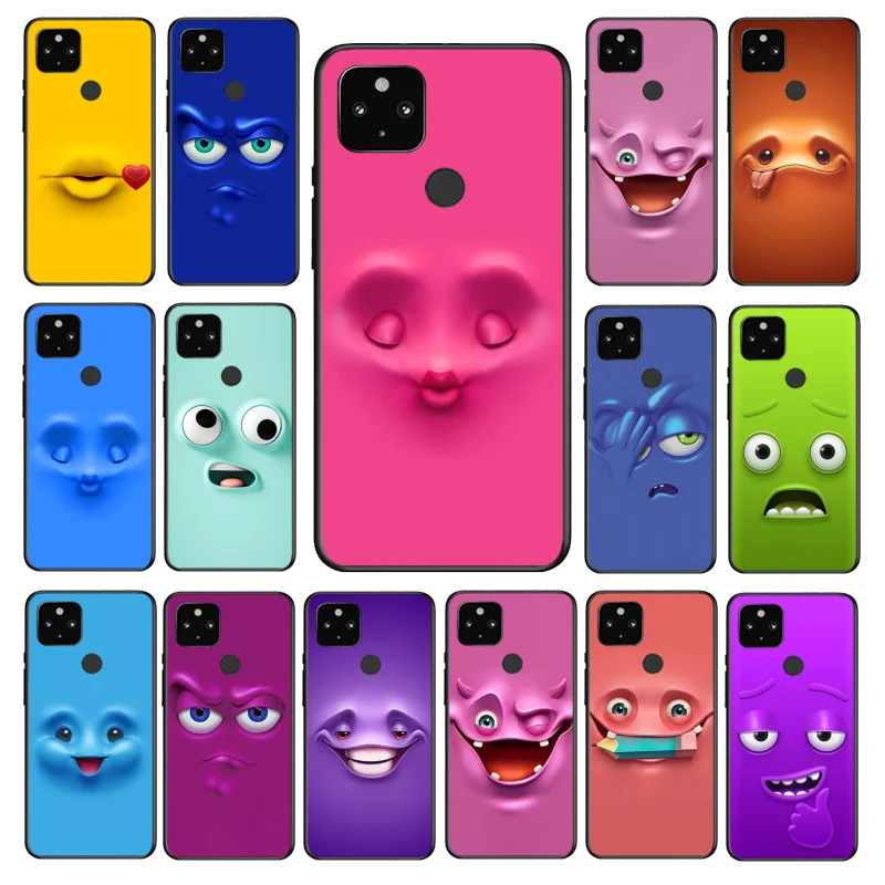 

Art Funny Faces Phone Case for Google Pixel 7 Pro 7 6 Pro 6A 5A 4A 3A Pixel 4 XL Pixel 5 6 4 3 XL 3A XL 2 XL
