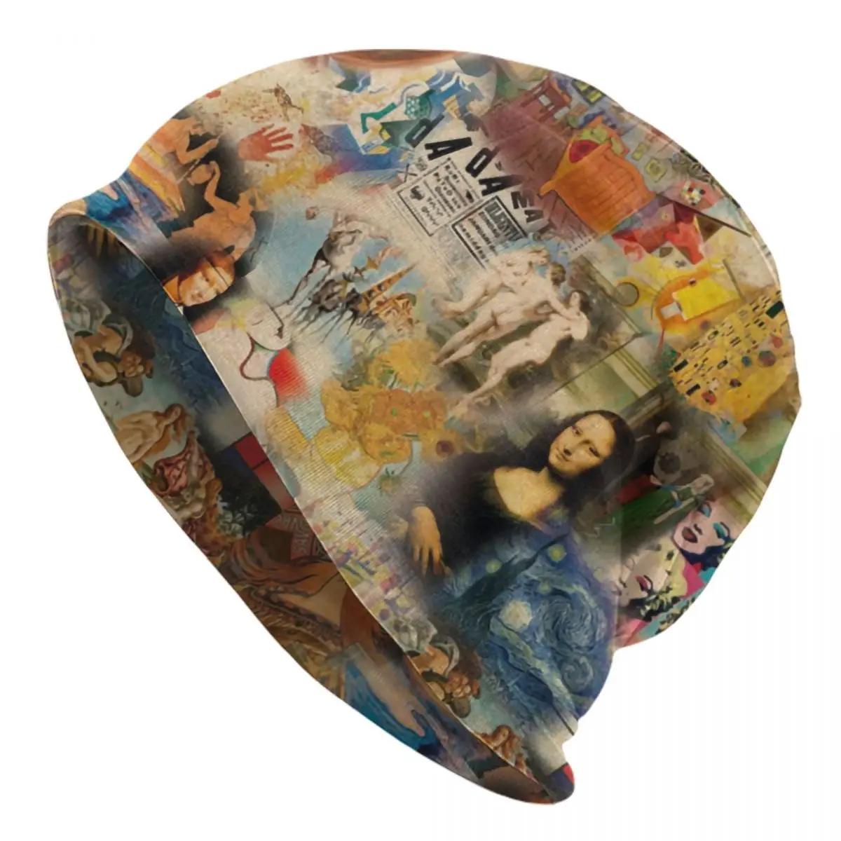 

Шапки с изображением Ван Гога история черепов, шапки, зимняя теплая вязаная шапка, уличная шапка с изображением Моны Лизы Пикассо, шапки, Лыжная шапка