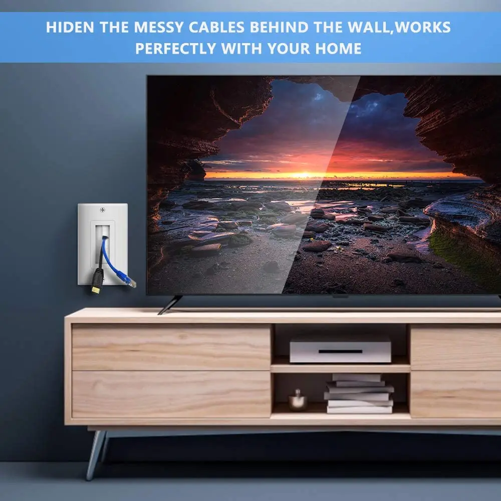 Настенная пластина из 2 шт. с одноместным монтажным кронштейном низкого