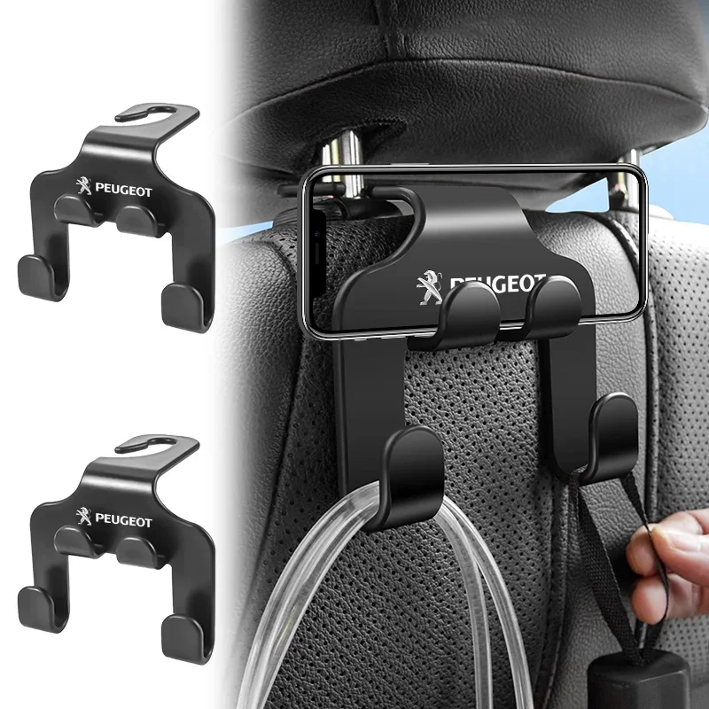 Многофункциональная двойная вешалка на спинку автомобильного сиденья крючок