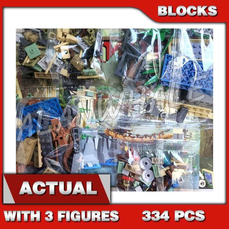 

334pcs Shinobi Master Falls Jungle Garmadon Tree Bridge Thunder Hidden Cave 10715 Building Block Toys Compatible With Model