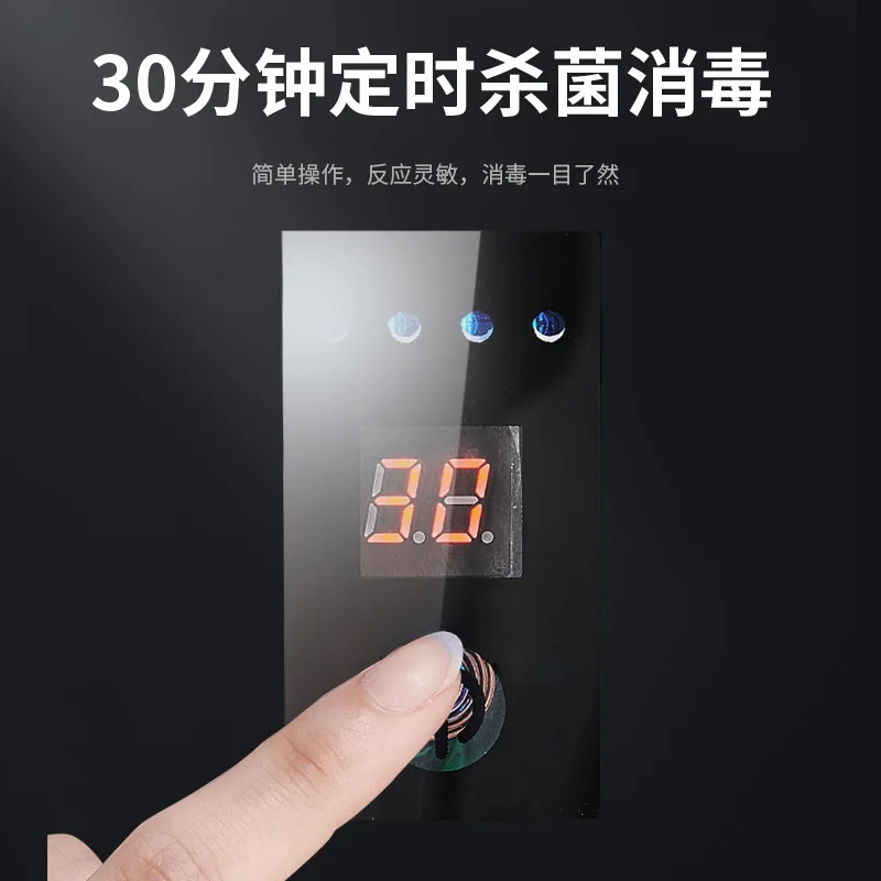 kitchen disinfection dryer high efficiency uv disinfection cabinet desktop tableware sterilizer for spoon fork knife cutlery free global shipping