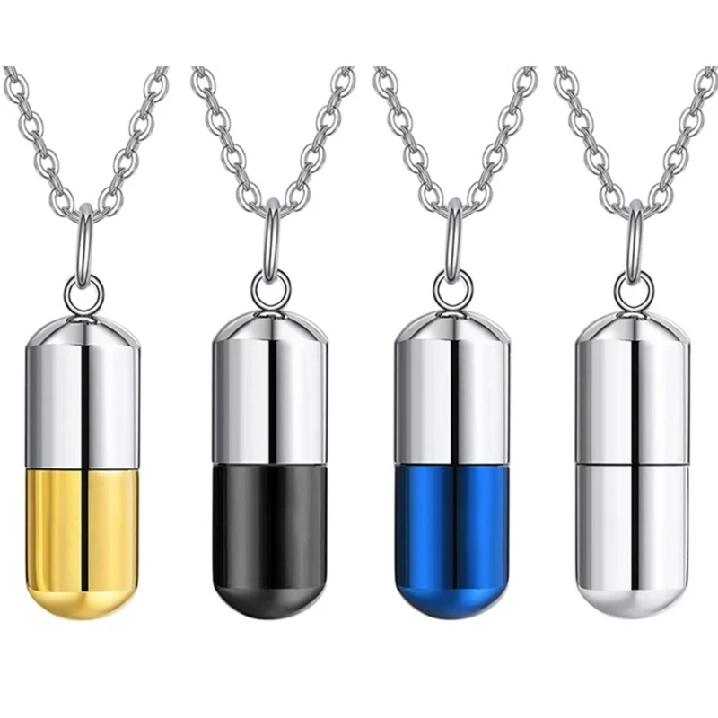 SZWA Мемориальный медальон Урна Контейнер для пепла Ожерелье Медальон Шея