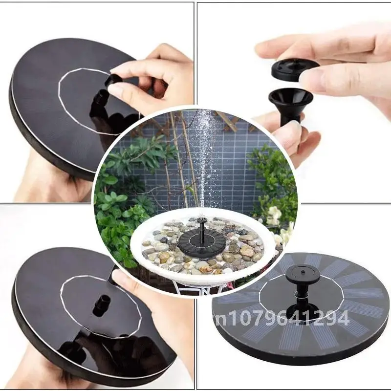 Мини-солнечный фонтан для воды бассейн пруд водопад украшение сада уличная ванна