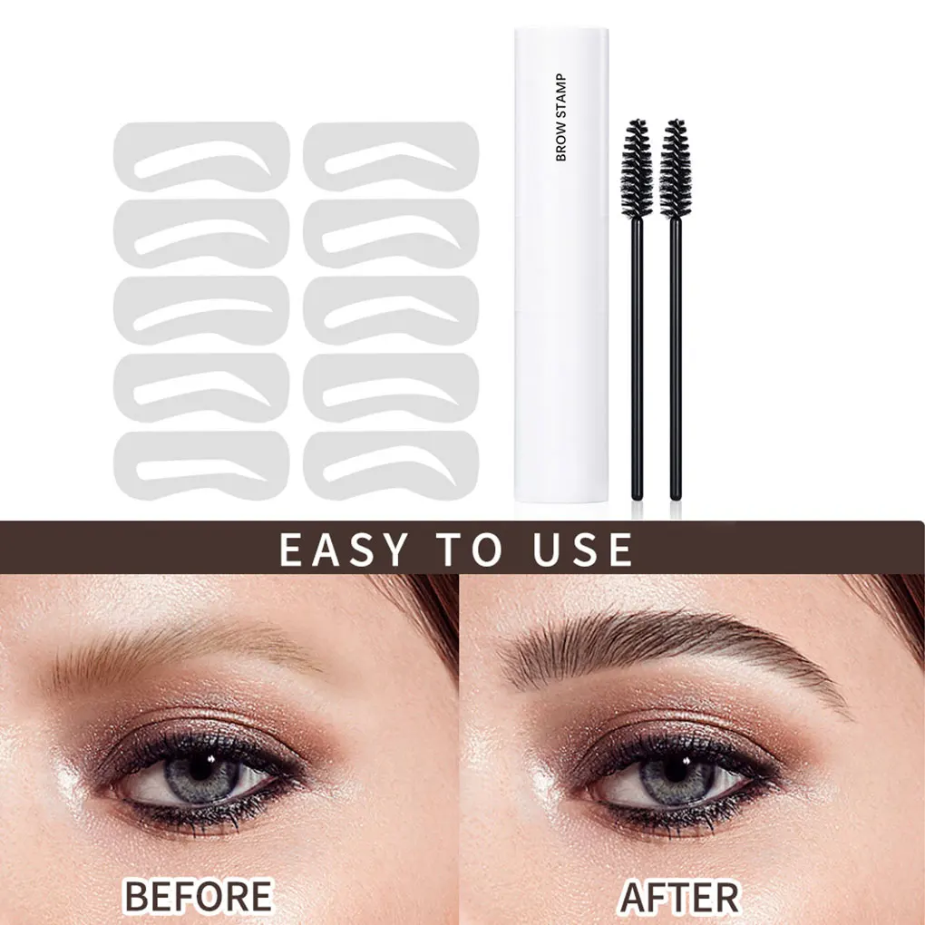 

1 Set Universal Eyebrow Powder Professional Hairline Makeup Kits Beauty Accessory Home Use Valentines Day for Salon