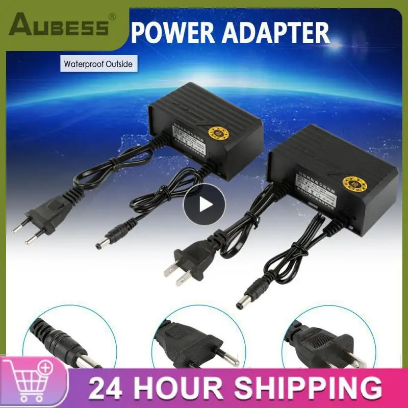 

DC 12V 2A CCTV Camera Power Supply Adaptor Portable Outdoor Waterproof EU US Plug Adapter Charger For CCTV Security Video Camera