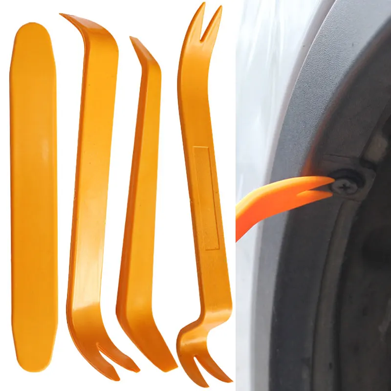 

4/1pcs Car Door Clip Car Disassembly Tools Set DVD Stereo Refit Kits Interior Plastic Trim Panel Dashboard Removal Tool