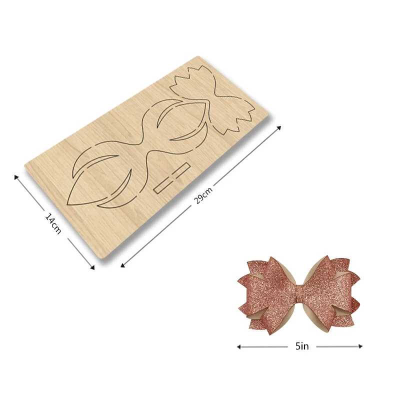 

Z41 Elegant 5-inch Bow Wooden Cutting Die, Suitable For Most Machines