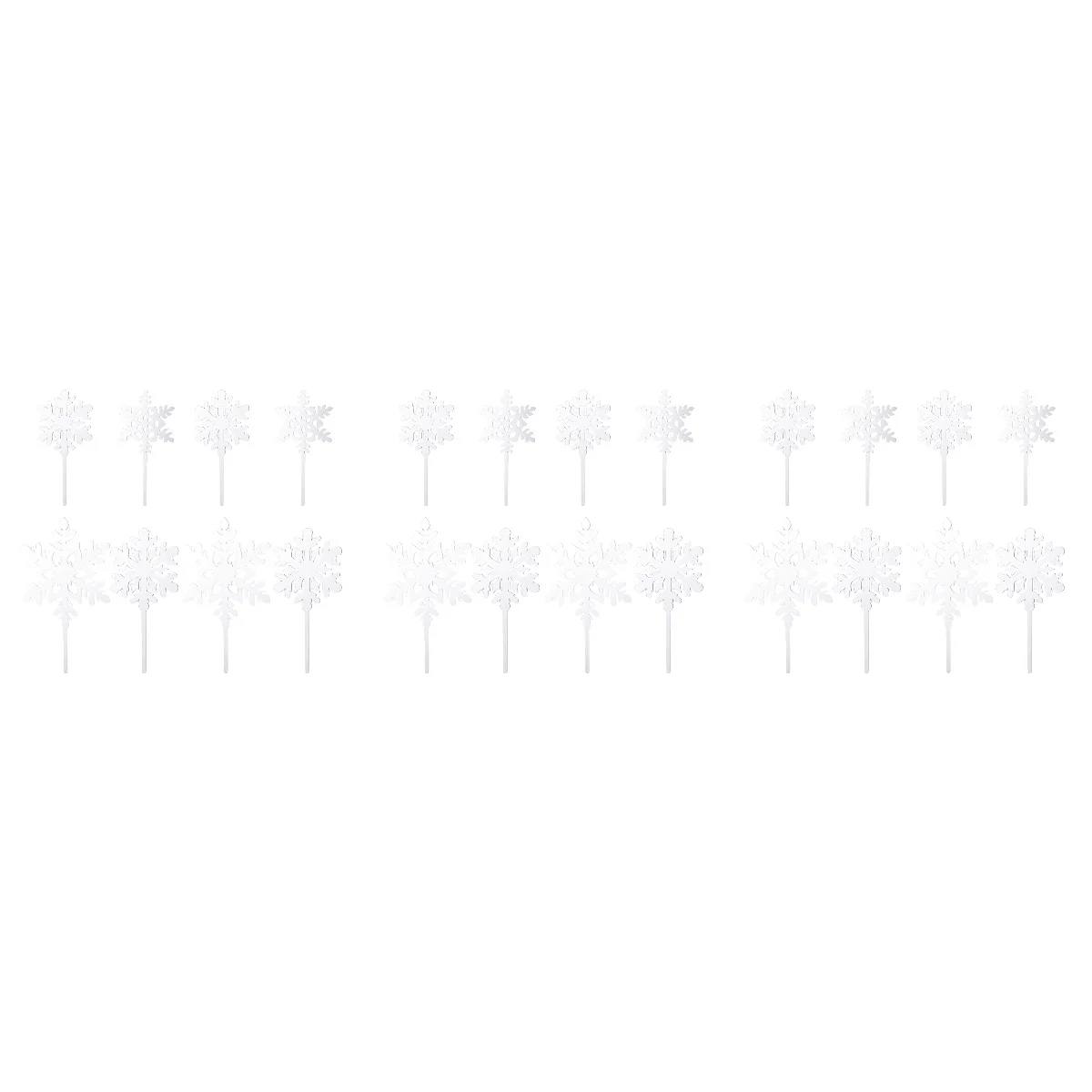 

Christmas Pickpicks Cake Cupcake Flags Wrappers Decoration Dessert Birthday Snowflake Fruit Insert Decorations Party Topper