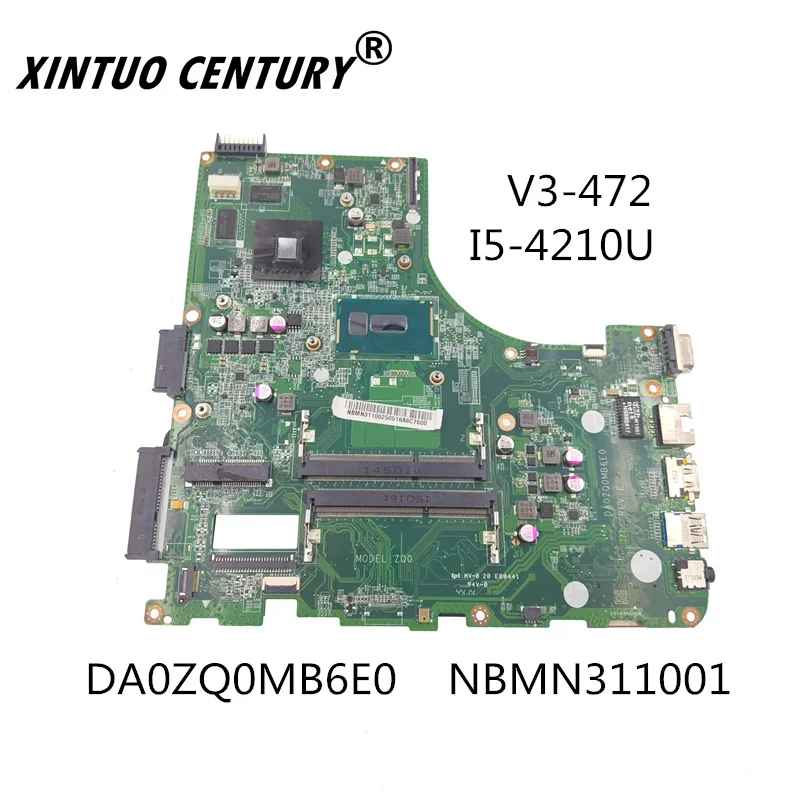 

NBMN311001 DA0ZQ0MB6E0 ZQ0 I5-4210U CPU GT820M 2G DDR3 Acer Aspire