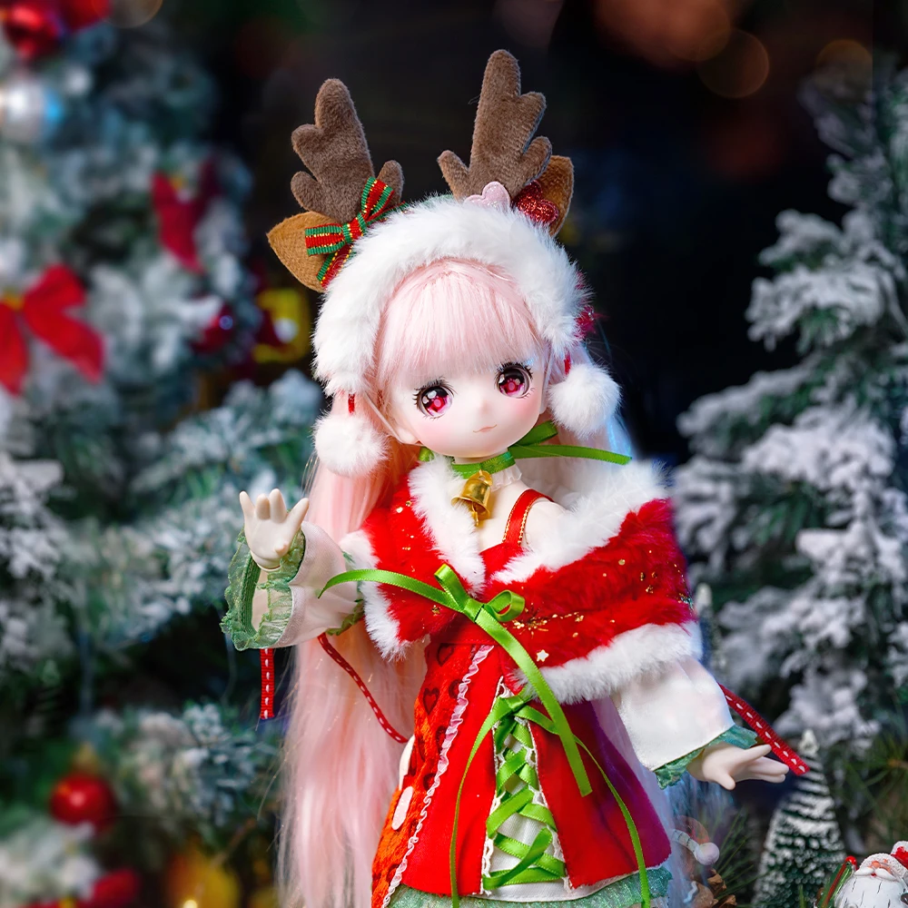Фото Кукла милая Fawn DBS 1/4 BJD сказочная девушка, семейная картонная игрушка Lala Ruru Egg ACGN SD коллекционная игрушка №2