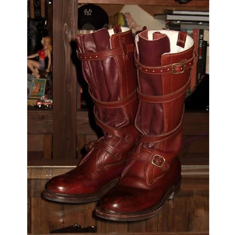 Рисунок 2 - Мужские ковбойские ботинки из коричневой