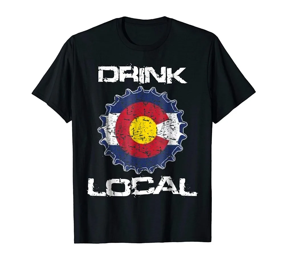 

Fashion Hot Sale Mens Drink Local Colorado Craft Beer Support Men Unisex T-Shirt Tee Shirt Custom Aldult Teen Unisex