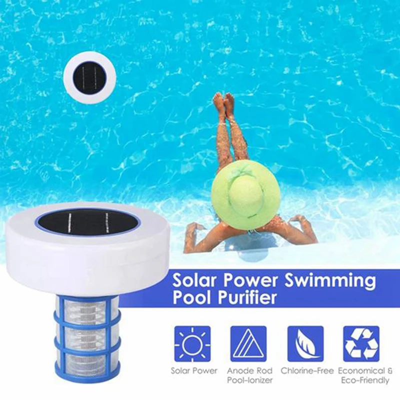 

Solar Pool Ionizer Water Purifier Low-Chlorine Algae Purifier